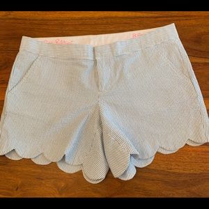 Butter cup seersucker short
